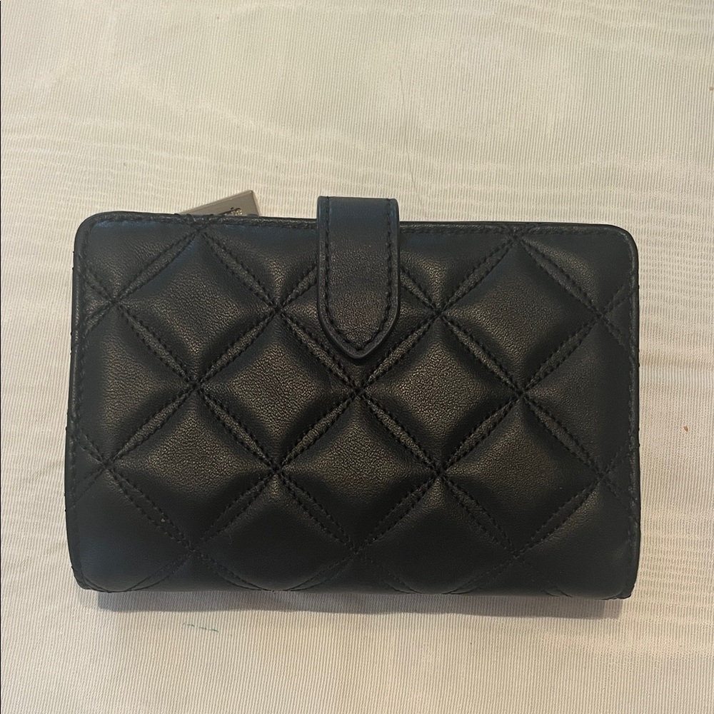 Kate Spade Black Quilted Women's Wallet